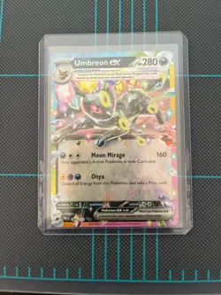 Pokemon Umbreon ex 060/131 Prismatic Evolutions Holo Rare EX Tera Card - Image 1