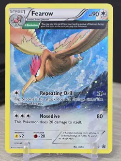 Pokemon Card TCG Fearow XY57 XY Black Star Promo 2015 Full Art Holo - Image 5