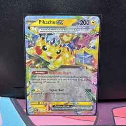 Pokemon Card Pikachu EX 057/191 Surging Sparks Double Rare Near Mint - Image 1
