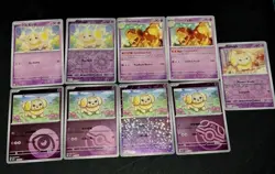 Exclusive Fidough CBB1C S-Chinese Gem Pack Vol 1 Pokemon TCG 9 Card Mixed Lot - Image 1