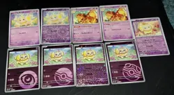 Exclusive Fidough CBB1C S-Chinese Gem Pack Vol 1 Pokemon TCG 9 Card Mixed Lot - Image 2
