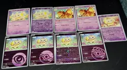 Exclusive Fidough CBB1C S-Chinese Gem Pack Vol 1 Pokemon TCG 9 Card Mixed Lot - Image 4