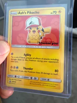 Ash’s Pikachu I Choose You Movie Promo Set of 7 cards - Image 4
