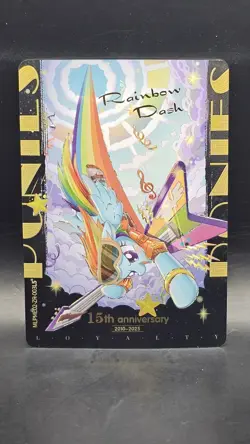 Kayou My little Pony Eternal Glory Moon vol. 8 Ultmate ZR card Rainbow Dash - Image 1