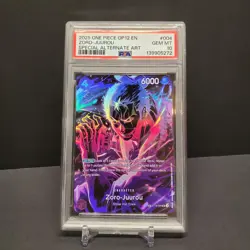 PSA 10 Zoro-Juurou OP12 #004 Special Alt Art One Piece 2025 TCG SP Card English - Image 1
