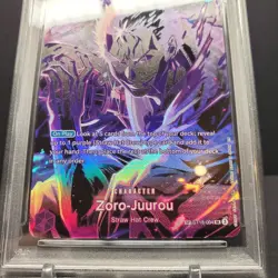 PSA 10 Zoro-Juurou OP12 #004 Special Alt Art One Piece 2025 TCG SP Card English - Image 3