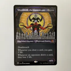 MTG Sheoldred, The Apocalypse (290) *Non-Foil* SHOWCASE Stained Glass DMU MT/NM - Image 1