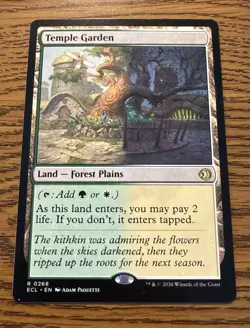 Temple Garden Lorwyn Eclipsed NM MTG MAGIC THE GATHERING FRESH PULL - Image 1