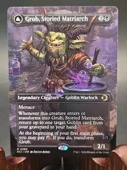 Grub, Storied Matriarch (Borderless) Lorwyn Eclipsed MTG Regular Near Mint - Image 1