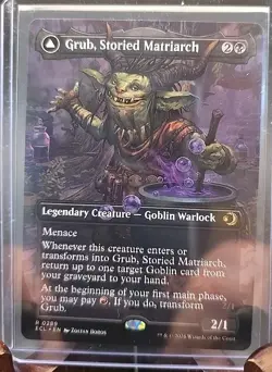 Grub, Storied Matriarch (Borderless) Lorwyn Eclipsed MTG Regular Near Mint - Image 3