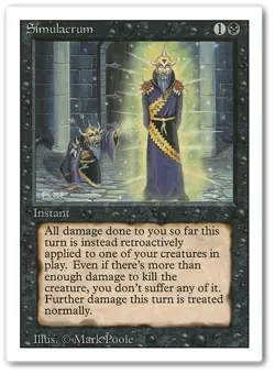 SIMULACRUM x1 mtg VLP-NM 3rd Edition Revised 1 Unc - Image 1