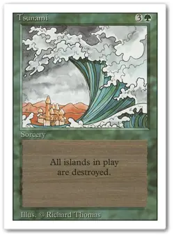 TSUNAMI x1 mtg NM/NM- 3rd Edition Revised 1 Unc - Image 1