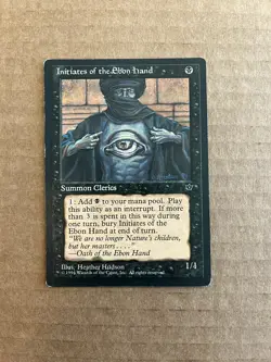 MTG Initiates of the Ebon Hand Fallen Empires 39a Regular Common - Image 1