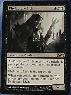 Phylactery Lich - Magic 2011 - Magic MTG - NM - Rare - Image 1