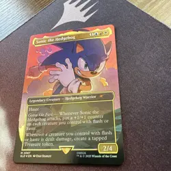 Sonic the Hedgehog - FOIL - Sonic Secret Lair MTG 2087 NM - Image 1