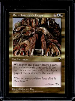 1996 Magic MTG Mirage Breathstealer #NNO - Image 1