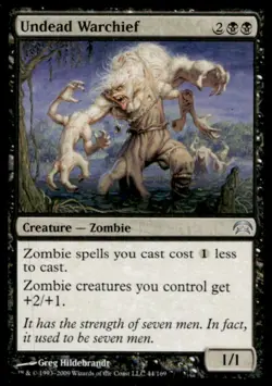 2009 Magic MTG Planechase Undead Warchief #44 - Image 1
