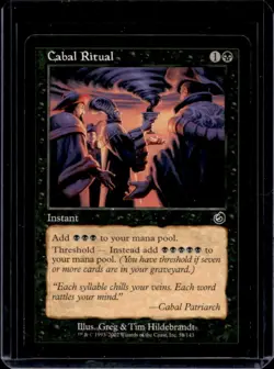 2002 Magic MTG Torment Cabal Ritual #51 - Image 1
