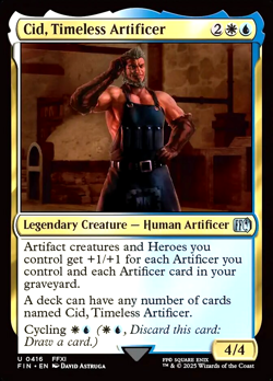 MTG Cid, Timeless Artificer 416 Foil Final Fantasy - Image 1