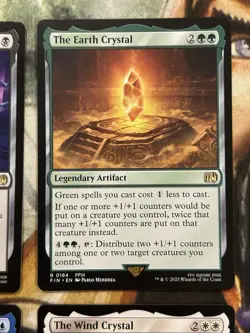 Water Wind Darkness Earth Crystal Lot of 4 (Regular) Final Fantasy English - NM - Image 3