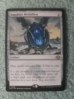 Sapphire Medallion Modern Horizons 3 NM MTG - Image 1
