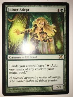 Joiner Adept 10th Edition NM Green Rare MTG - Image 1
