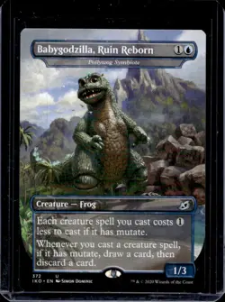 2020 Magic MTG Ikoria: Lair of Behemoths Pollywog Symbiote Godzilla Series #372 - Image 1