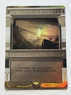 MTG Wrath of God LP Masterpiece Amonkhet Invocation Foil Magic The Gathering - Image 1