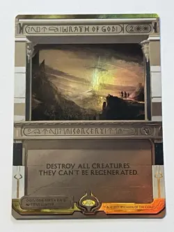 MTG Wrath of God LP Masterpiece Amonkhet Invocation Foil Magic The Gathering - Image 2