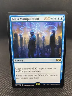 MTG Mass Manipulation - Ravnica Allegiance NM/Reg English - Image 1