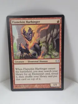 Magic the Gathering Flamekin Harbinger Lorwyn Uncommon - Image 1