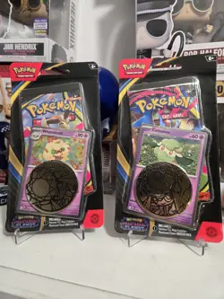 Pokemon TCG: Phantasmal Flame Checklane Blister Set - Whimsicott & Cottonee - Image 1