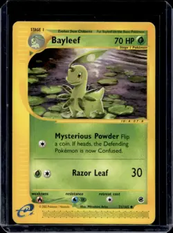2002 Pokemon Expedition Set Bayleef #71/165 - Image 1