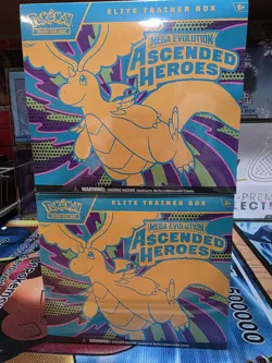 2X Pokemon Ascended Heroes ETB Elite Trainer Box NEW & SEALED **IN HAND** - Image 1