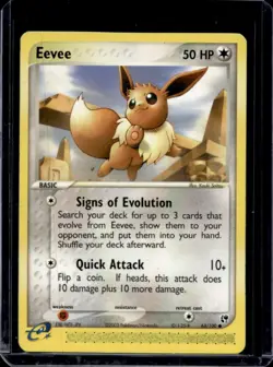 2003 Pokemon EX Sandstorm Eevee #63/100 - Image 1