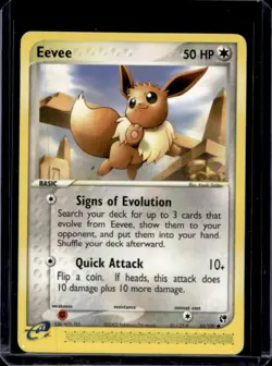 2003 Pokemon EX Sandstorm Eevee #63/100 - Image 1