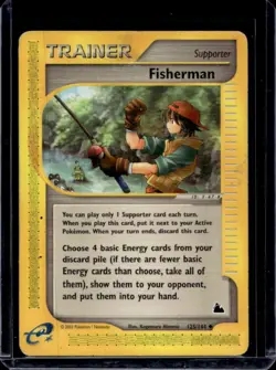 2003 Pokemon Skyridge Fisherman #125/144 - Image 1