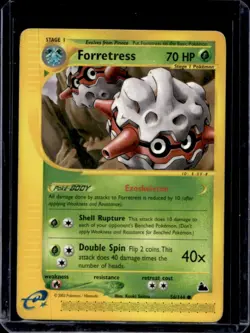 2003 Pokemon Skyridge Forretress #56/144 - Image 1