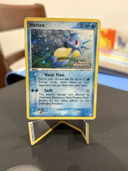 Horsea Pokemon TCG Team Rocket Returns 58/109 Stamped Reverse Holo - Image 1