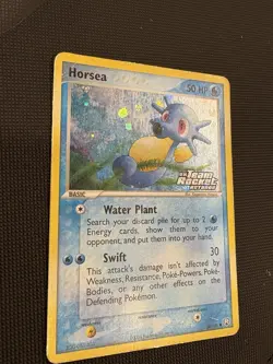 Horsea Pokemon TCG Team Rocket Returns 58/109 Stamped Reverse Holo - Image 2