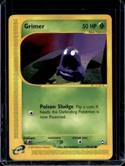 2003 Pokemon Aquapolis Grimer #79/147 - Image 1
