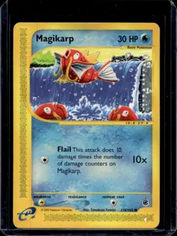 2002 Pokemon Expedition Set Magikarp #118/165 - Image 1