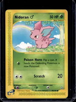 2003 Pokemon Aquapolis Nidoran #96/147 - Image 1