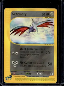 2002 Pokemon Expedition Set Skarmory #63/165 - Image 1