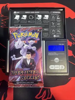 22.43g HEAVY - Pokemon TCG S&V Destined Rivals Booster Pack Sealed / Semi GoDU - Image 1