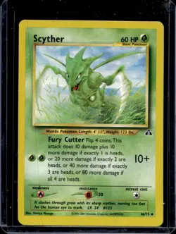 2001 Pokemon Neo Discovery Scyther #46/75 - Image 1