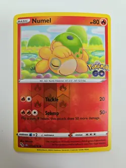 Numel (Peelable Ditto) 013/078 Pokemon GO Reverse Holo NM - Image 1