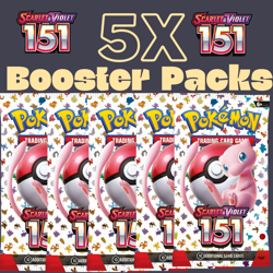 5x POKEMON 151 Booster Packs Pokemon Scarlet & Violet - Image 1