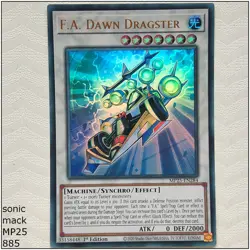F.A. Dawn Dragster - MP25-EN284 - Ultra Rare 1st Edition Yugioh - Image 1