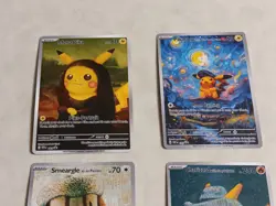 4 Pokemon x Van Gogh Black Star Promo ACG Art Card - read description - Image 2